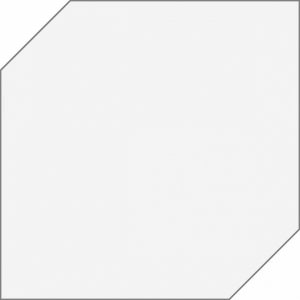 Граньяно белый 15х15 (шестигранный)